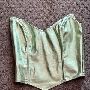 et Celt Metallic Corset Top